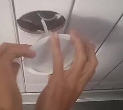 Instalasi Lampu Downlight (Dengan Potong Plafon)