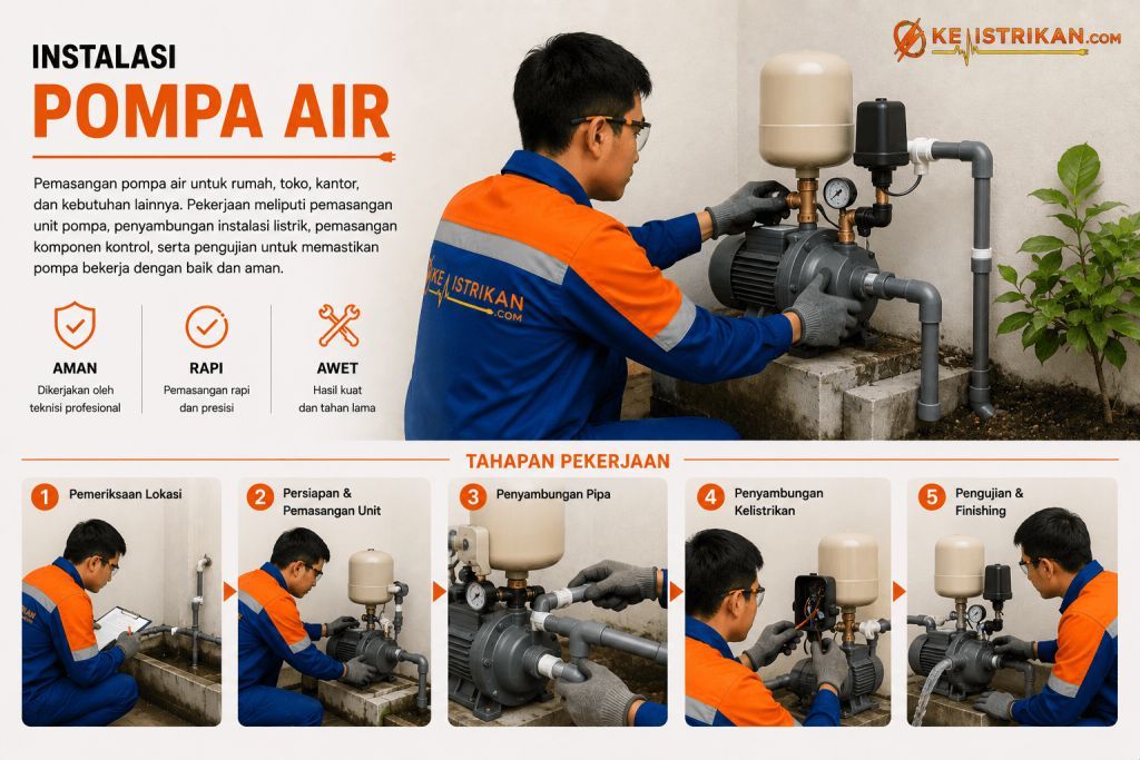 Jasa Instalasi Pompa Air
