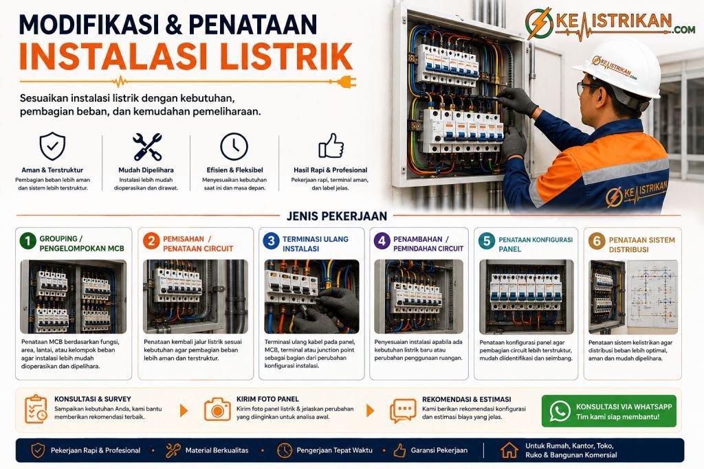 Modifikasi dan Penataan Instalasi Listrik